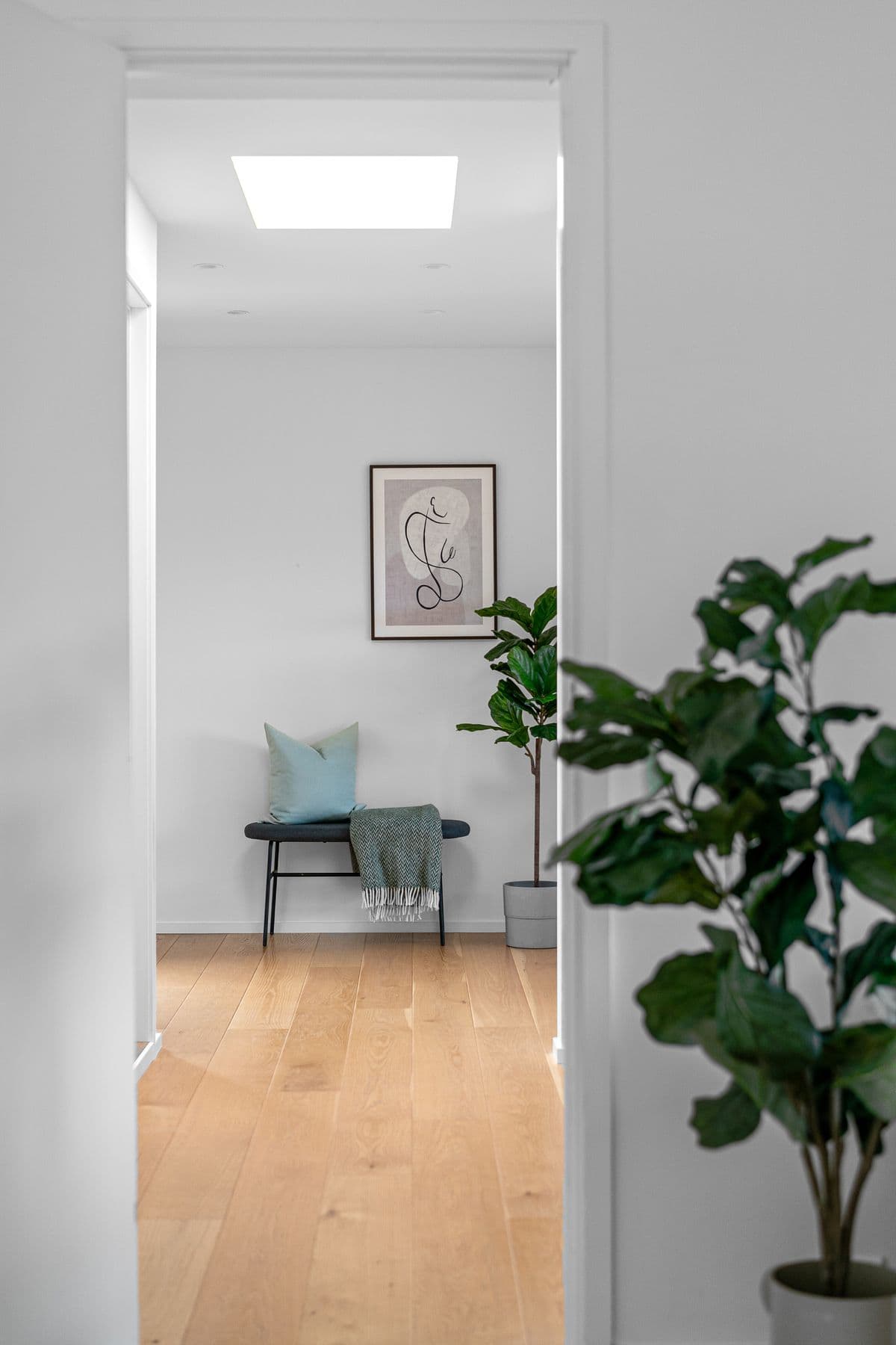 Sunlit open-concept living